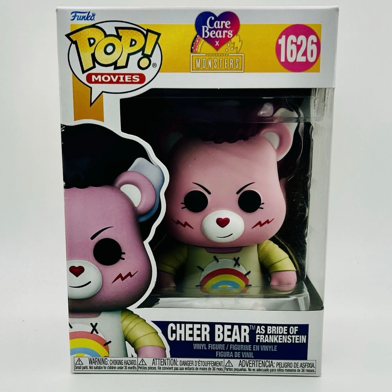 Funko Pop! Movies: Care Bears x Universal Monsters - Cheer Bear as Bride of Frankenstein #1626