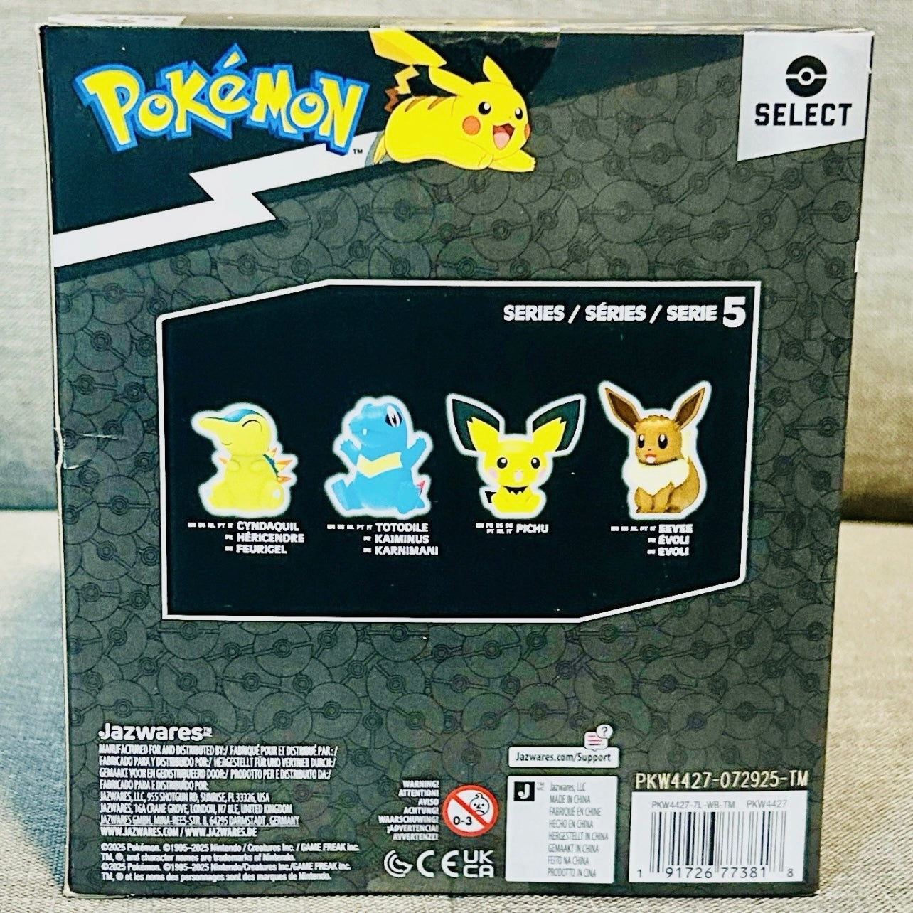 Pokémon Select Series 5 - Eevee - Vinyl Figure - Jazwares