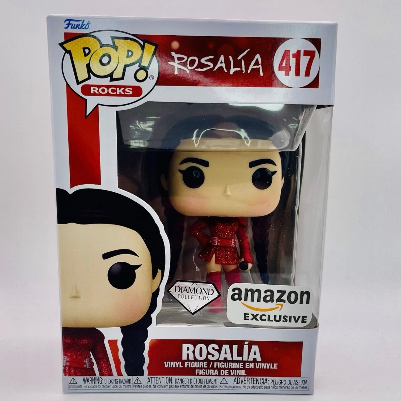 Funko Pop! Rocks: Rosalia #417 Diamond Glitter - Amazon Exclusive