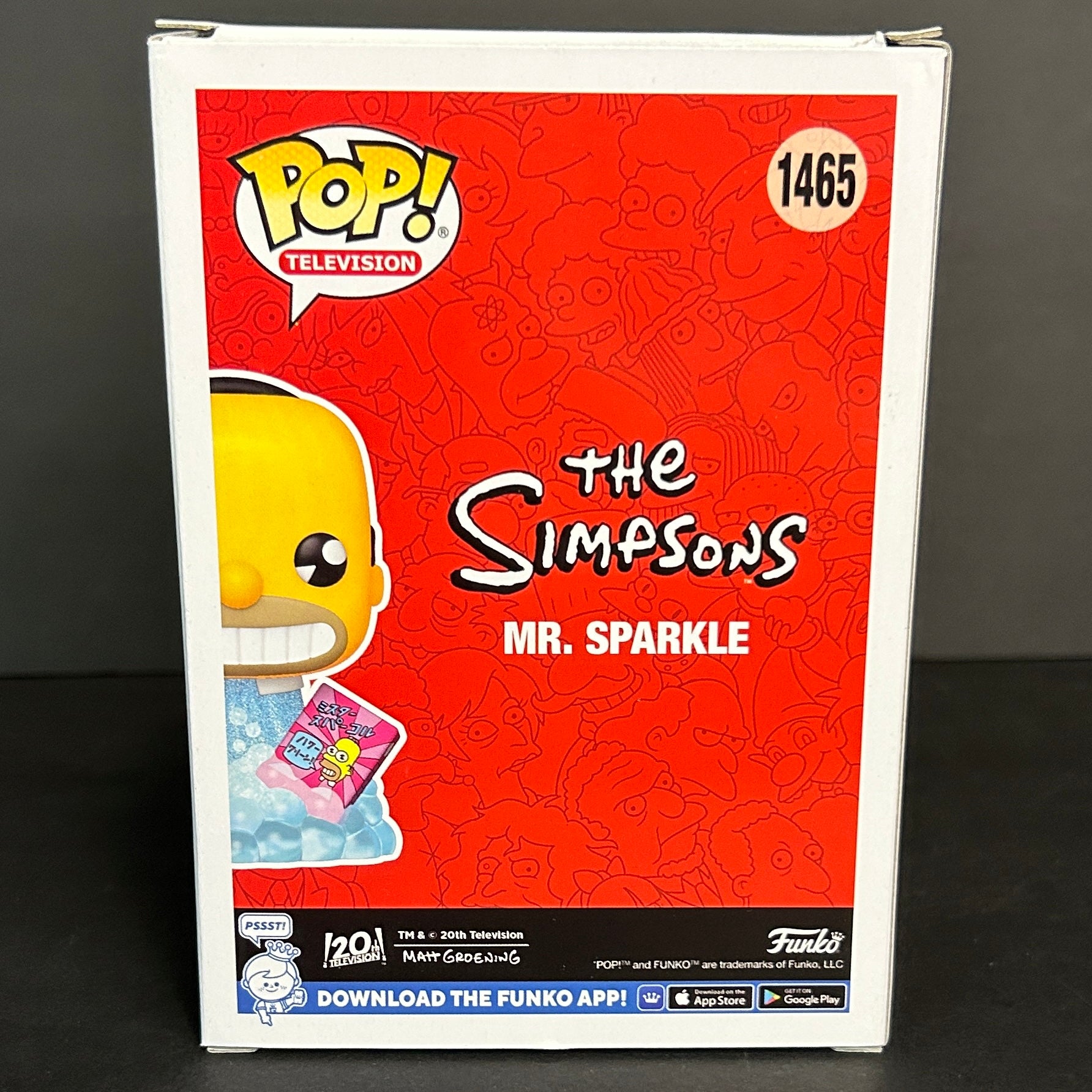 Funko Pop! Television: The Simpsons - Mr. Sparkle #1465 Diamond PX Previews Exclusive