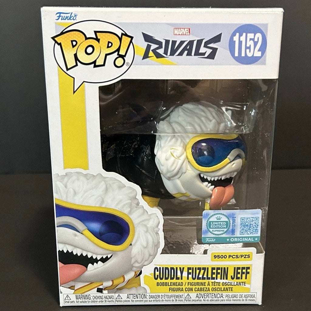 Funko Pop! Marvel Rivals: Cuddly Fuzzlefin Jeff #1152 - Limited Edition LE 9500pcs
