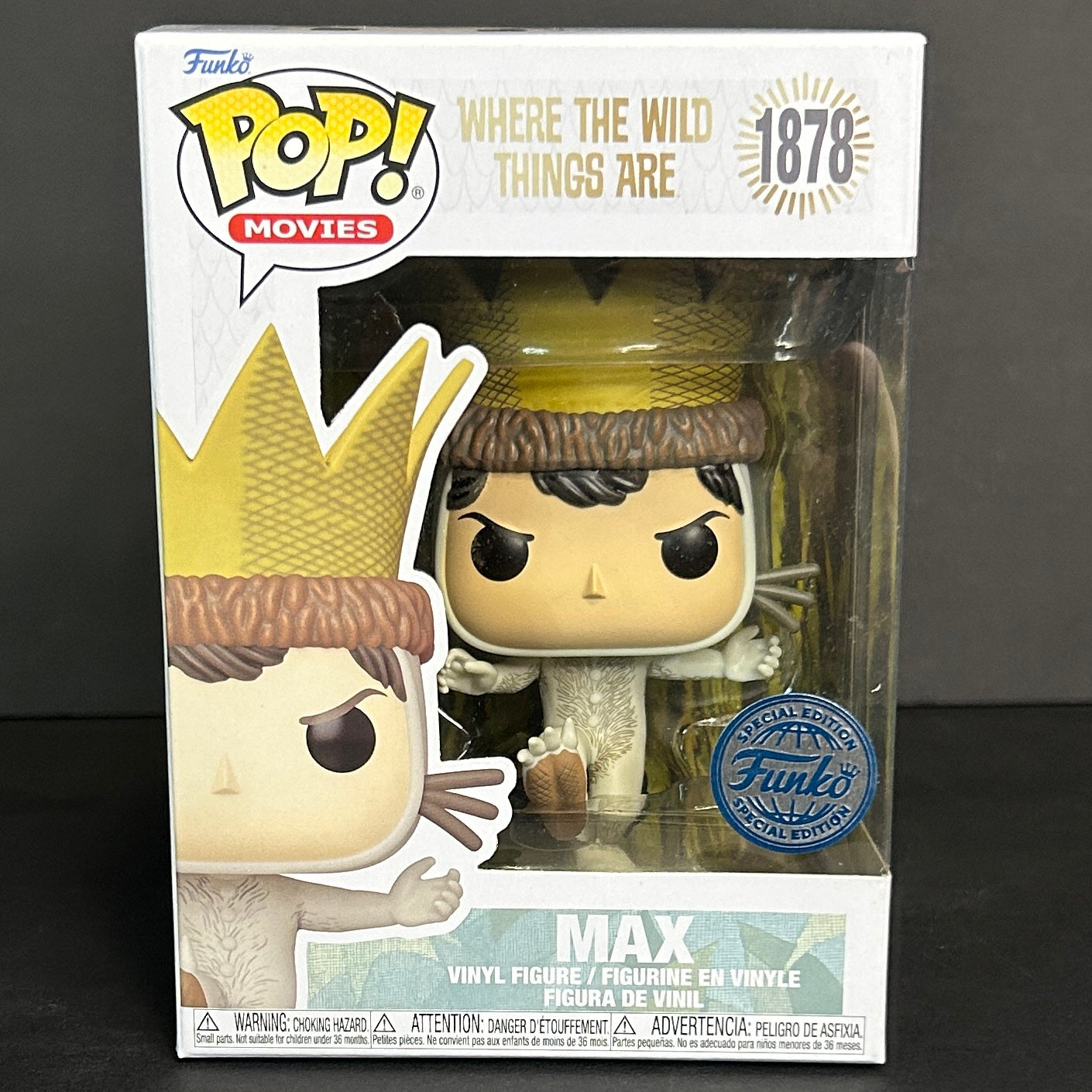 Funko Pop! Movies: Where the Wild Things Are - Max #1878 Special Edition (Barnes & Noble)