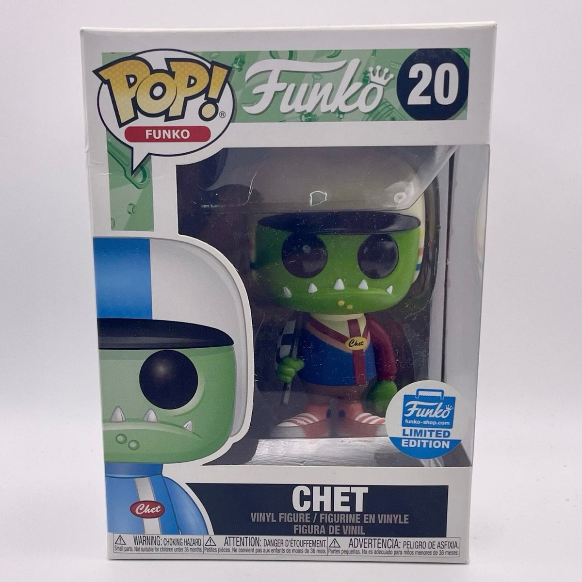 Funko Pop! Chet #20 (Green Racing Variant) Spastik Plastik - Funko Shop Exclusive