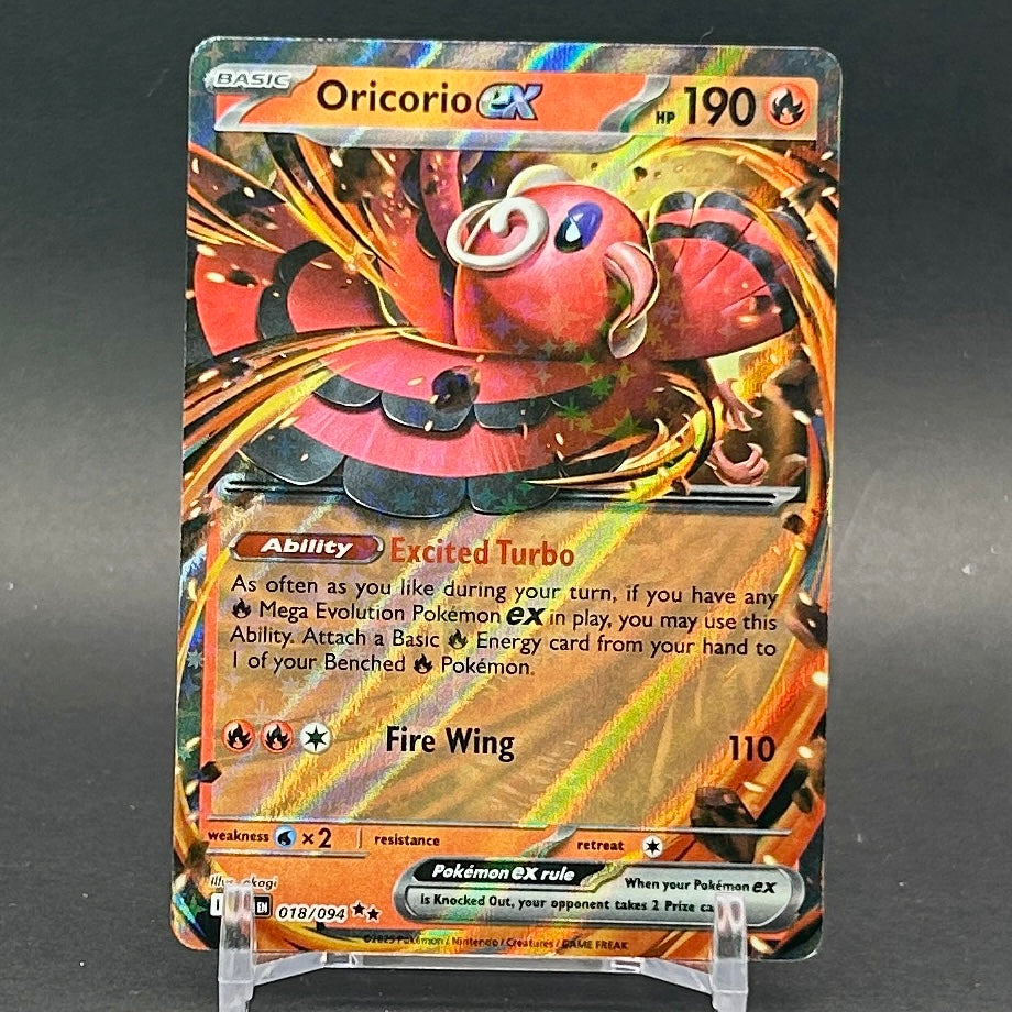 NM - Pokémon TCG - Oricorio EX 018/094 Double Rare Holo - Phantasmal Flames