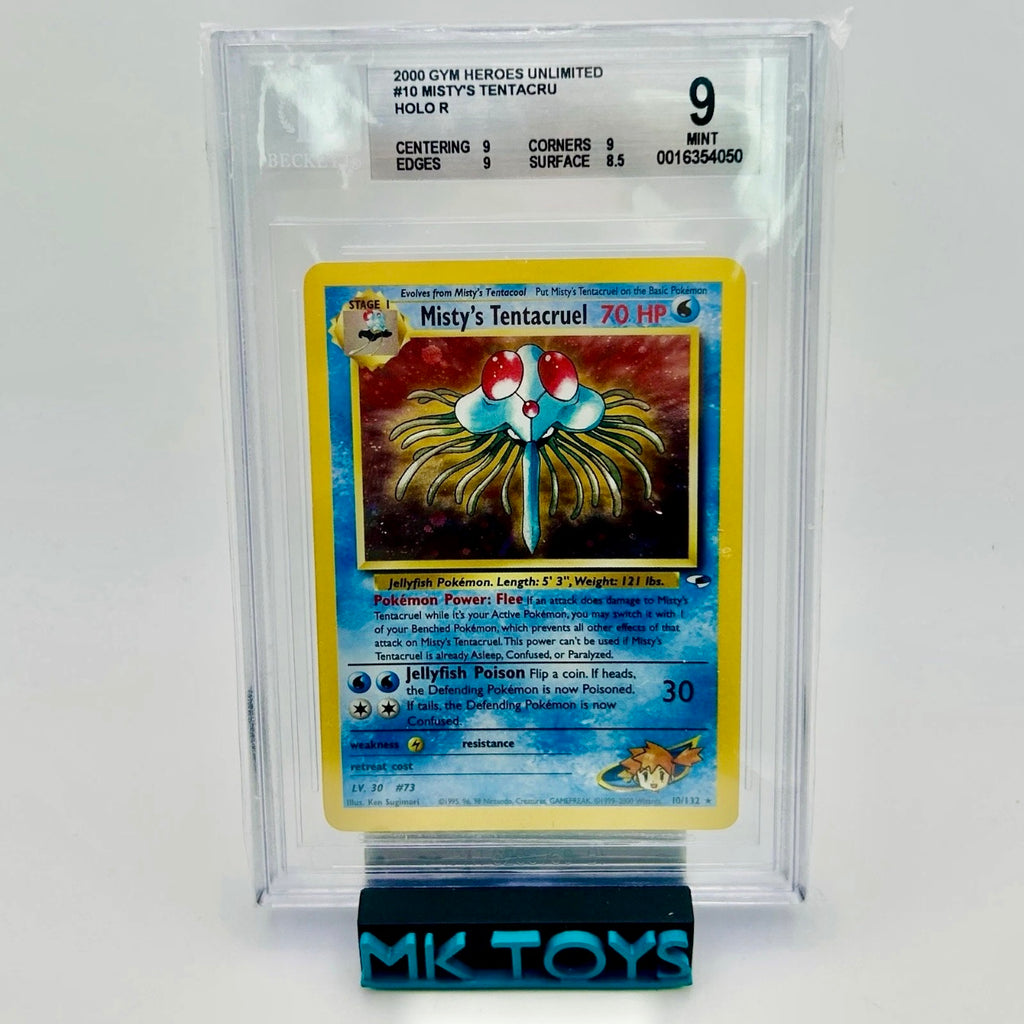 BGS 9 - Pokémon TCG - Misty’s Tentacruel #10/132 - 2000 Gym Heroes (Beckett Grading)