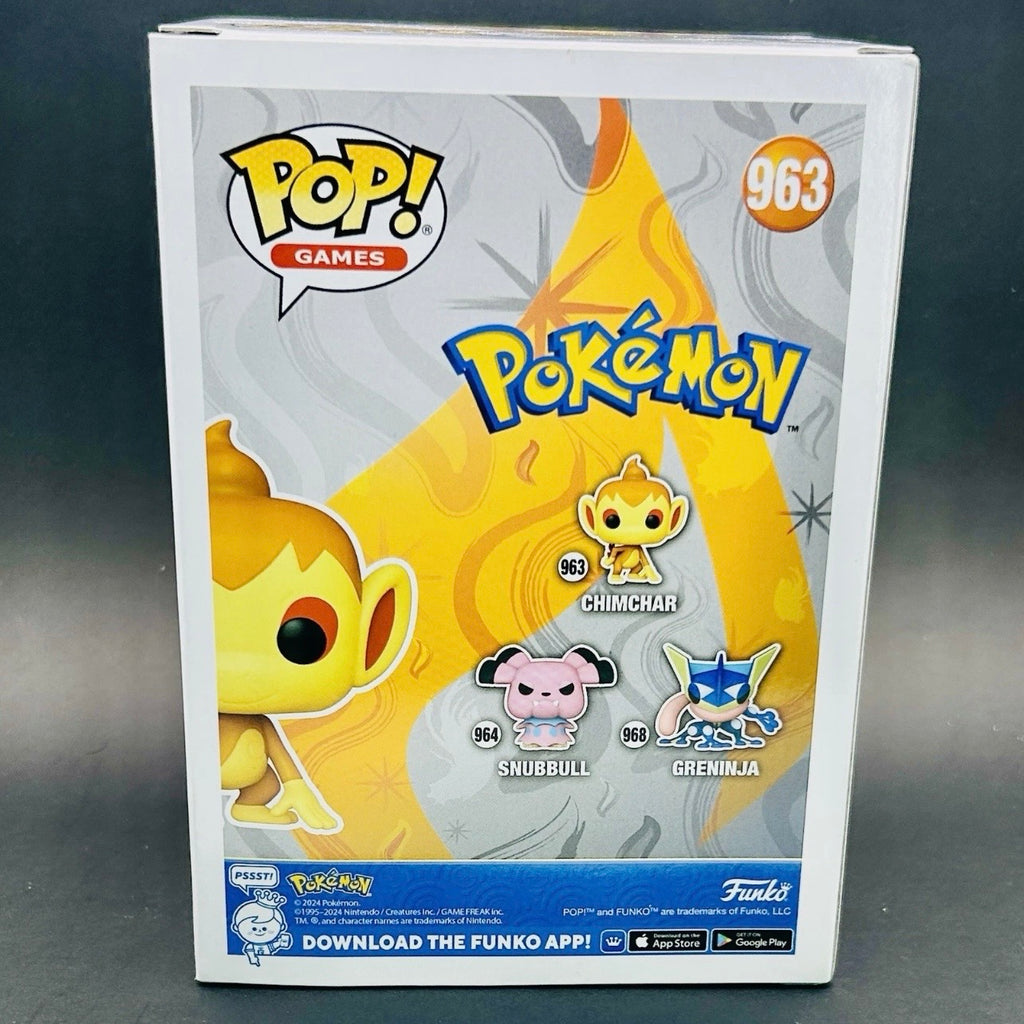 Funko Pop! Games: Pokémon- Chimchar #963 Flocked Funko Shared Exclusive