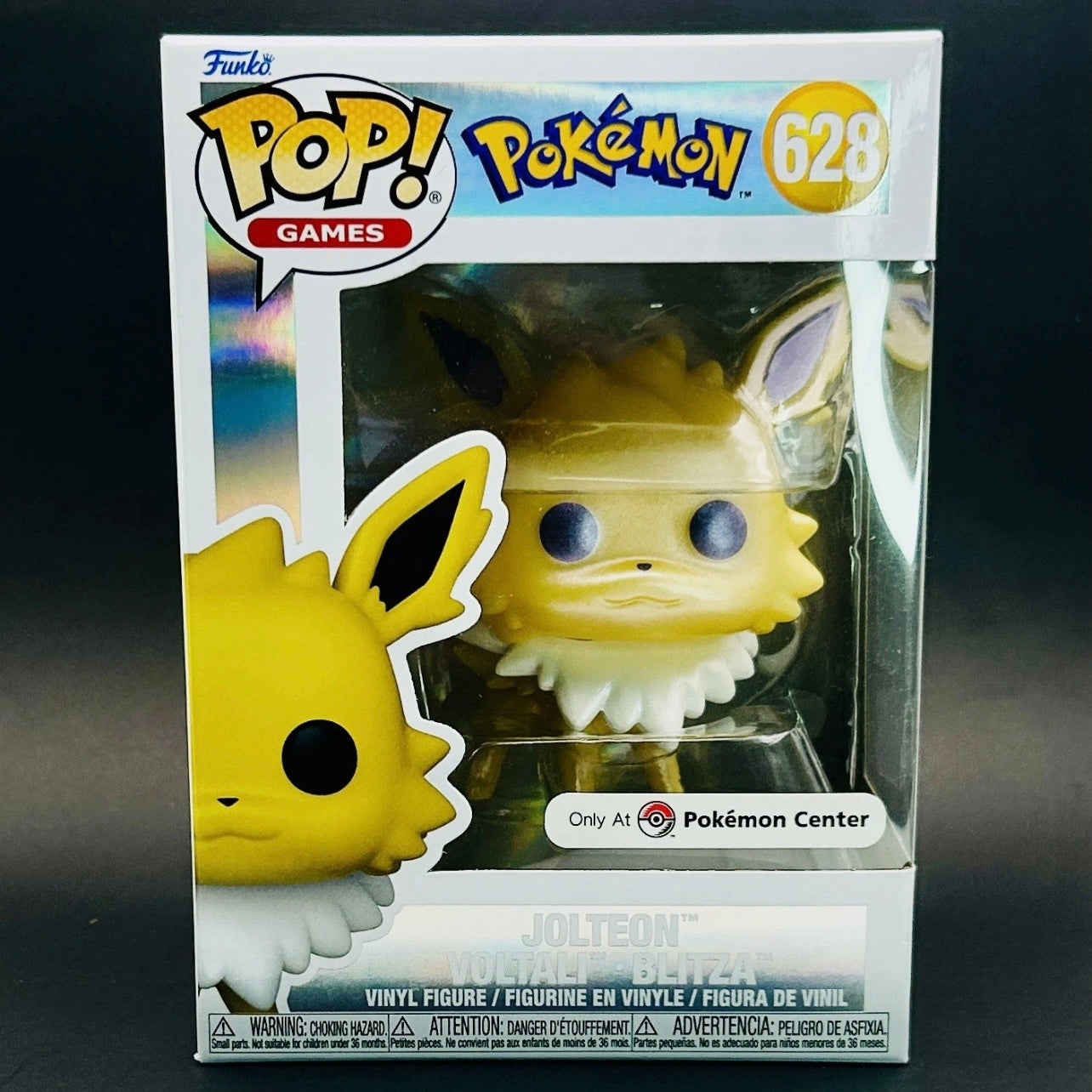 Funko Pop! Games: Pokémon- Jolteon #628 Pearlescent (Pokémon Center Exclusive)