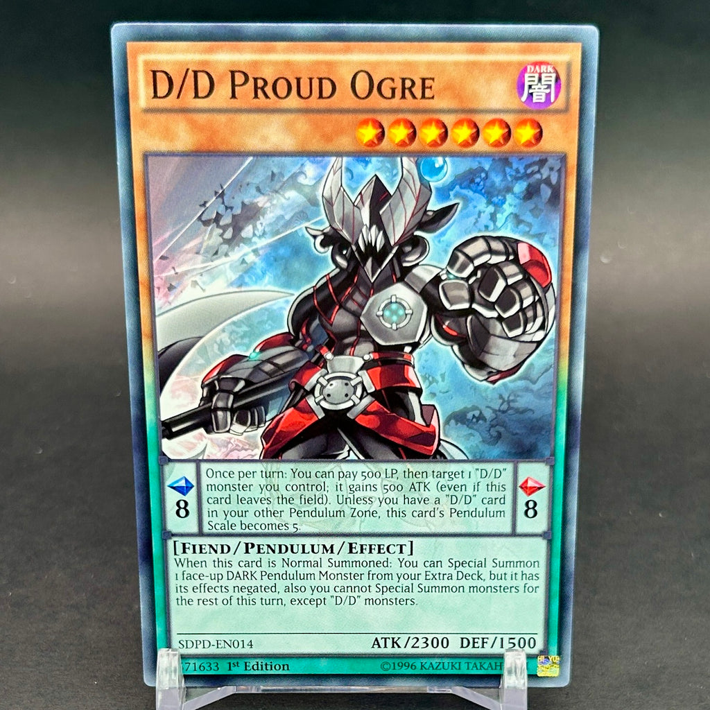 NM - Yu-Gi-Oh! - D/D Proud Ogre 1st Edition SDPD-EN014 - Structure Deck: Pendulum Domination