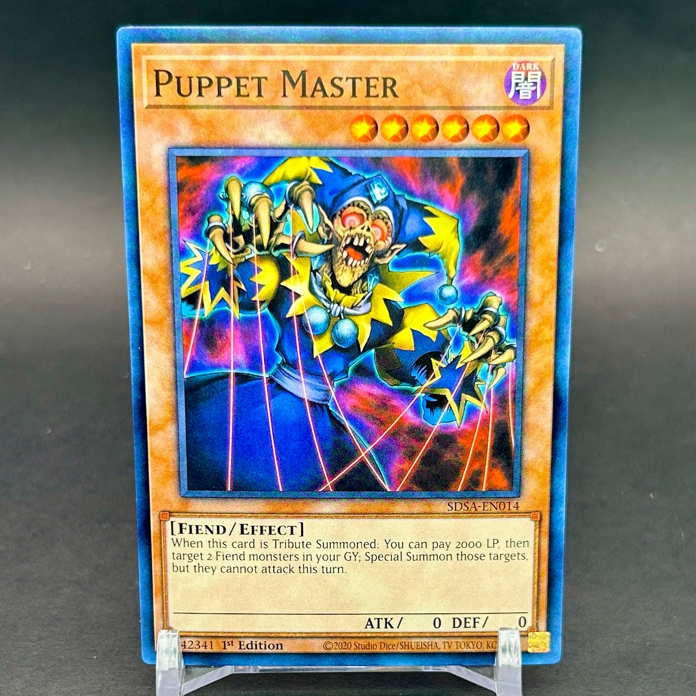 NM - Yu-Gi-Oh! - Puppet Master 1st Edition SDSA-EN014 - Structure Deck: Sacred Beasts