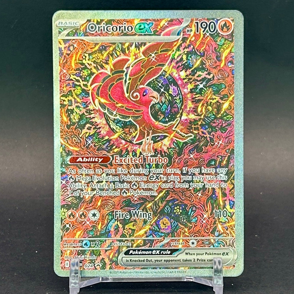 NM - Pokémon TCG - Oricorio EX 024 - Black Star Promo - Charizard UPC