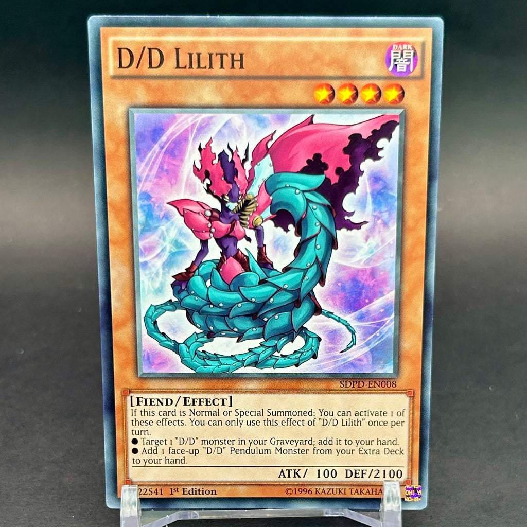 NM - Yu-Gi-Oh! - D/D Lilith 1st Edition SDPD-EN008 - Structure Deck: Pendulum Domination