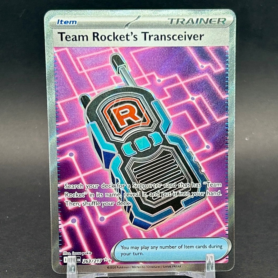 NM - Pokémon TCG - Team Rocket’s Transceiver 263/217 Full Art - Ascended Heroes
