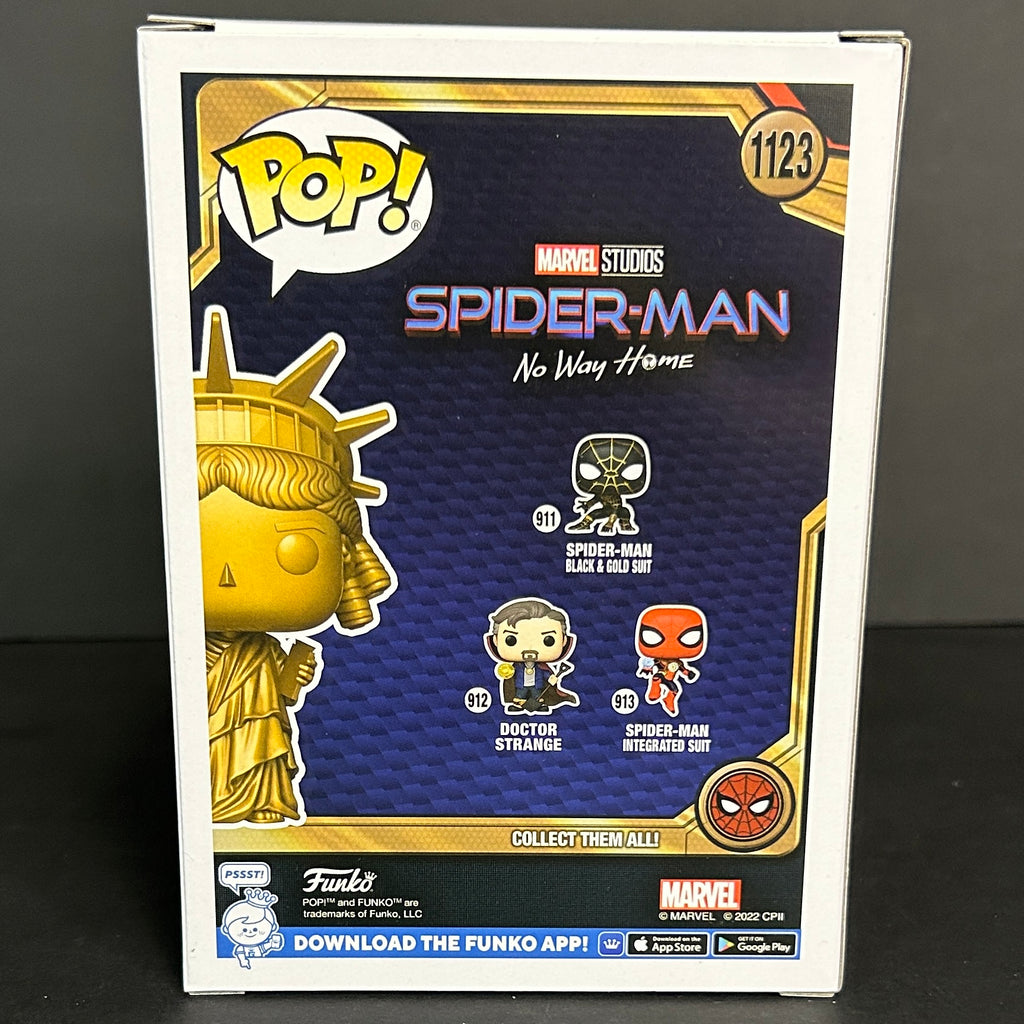 Funko Pop! Spider-Man No Way Home - Statue of Liberty #1123 - 2022 NYCC Fall Convention Exclusive