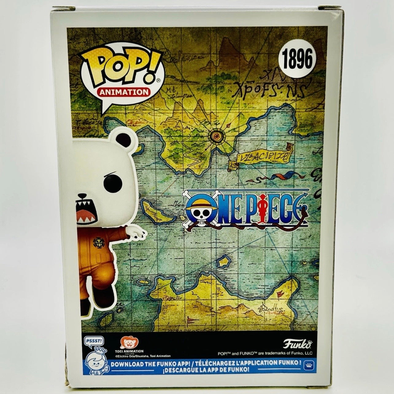 Funko Pop! Animation: One Piece - Bepo #1896 Flocked - Funko Shared Exclusive