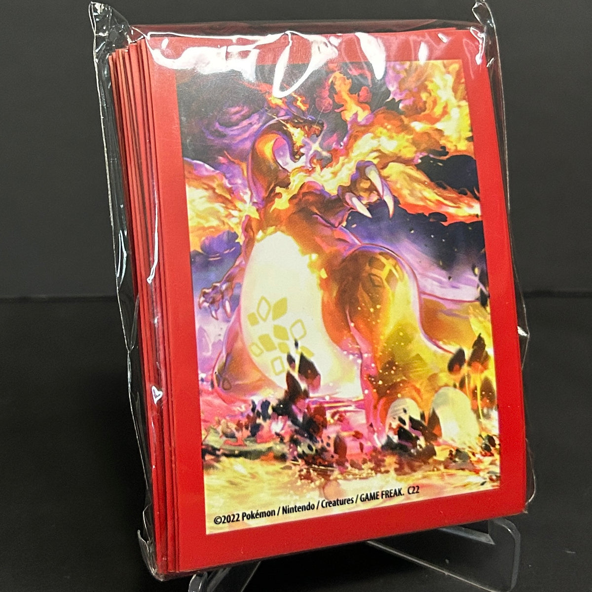 Pokemon TCG Sword & Shield Charizard UPC Charizard VMAX Card Sleeves (65 Sleeve Pack)