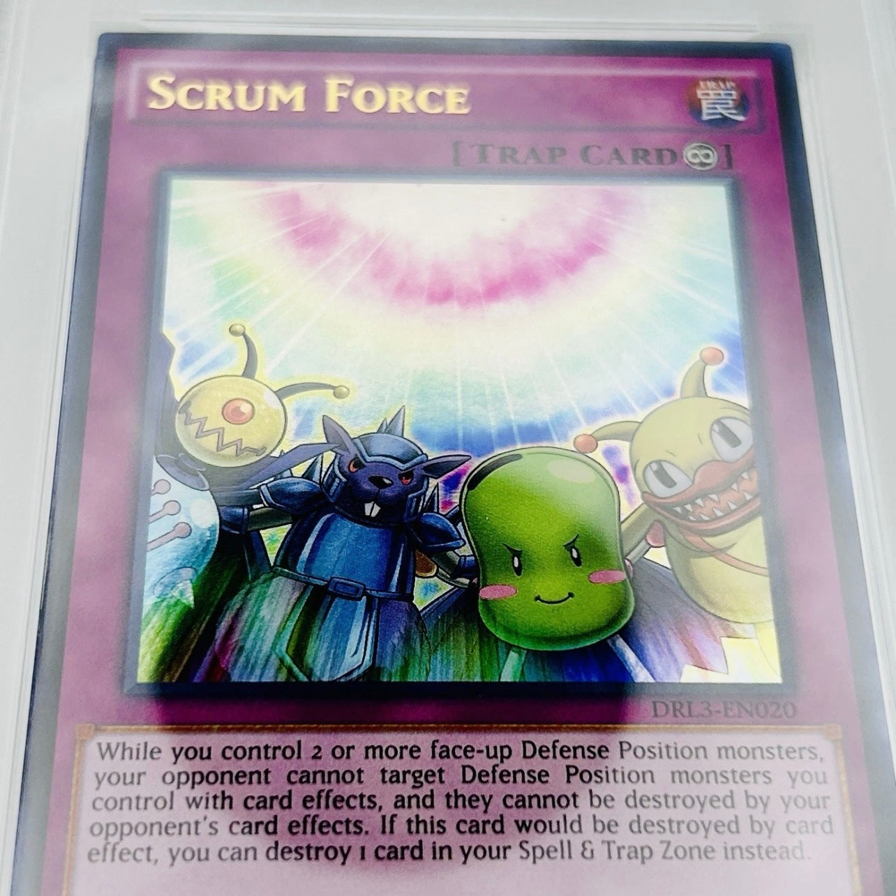 PSA 9 - Yu-Gi-Oh! Scrum Force 1st Edition Ultra Rare - DRL3-EN020 - POP 1 (All Grades)