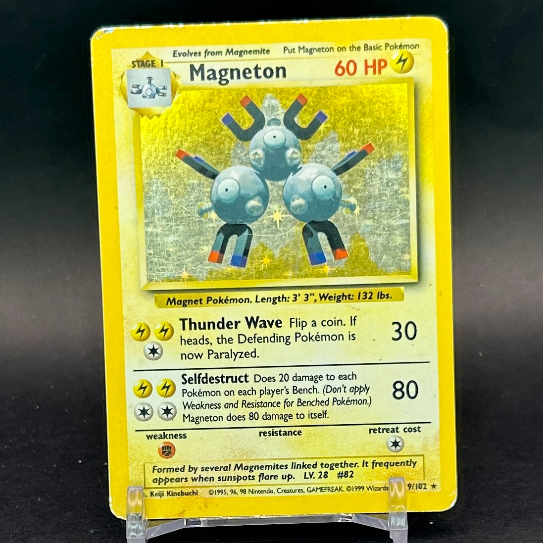 HP - Pokémon TCG - Magneton Holo 9/102 - Base Set Unlimited - WOTC
