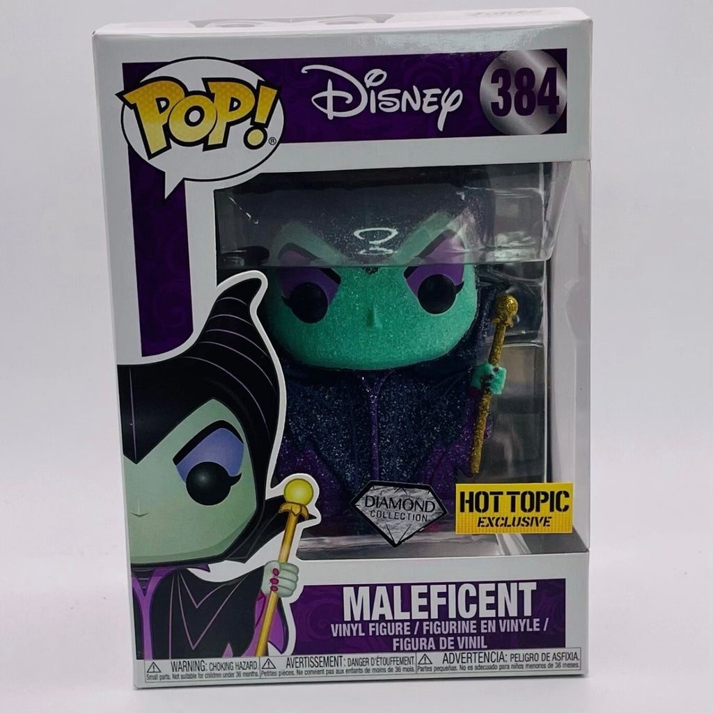 Funko Pop! Disney: Maleficent #384 Diamond Collection Glitter - Hot Topic Exclusive