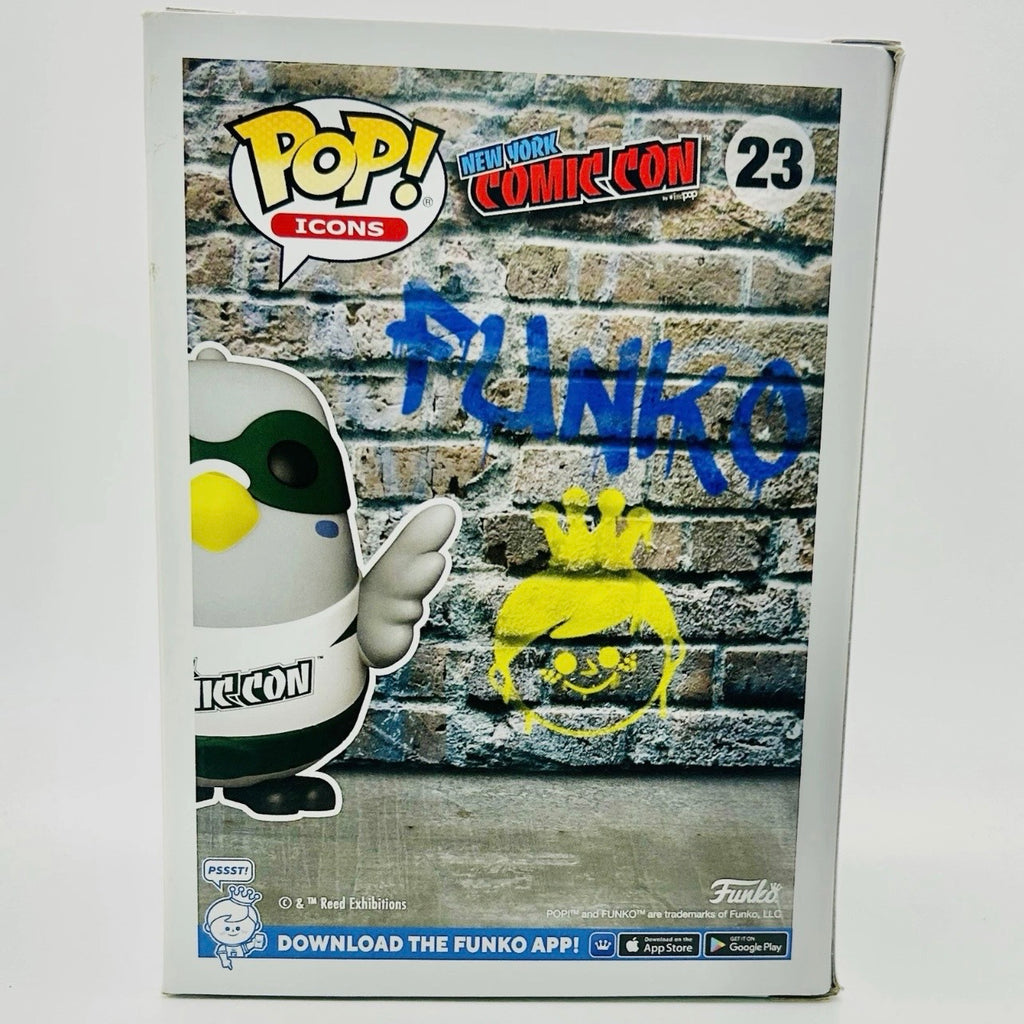Funko Pop! Icons: Paulie Pigeon #23 NYCC LE1500 2021 New York Comic Con Exclusive (Green/White)