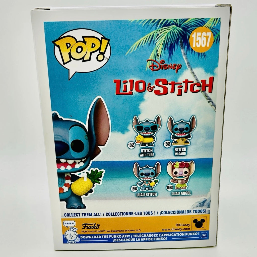 Funko Pop! Lilo & Stitch: Luau Stitch #1567 Flocked - Target Exclusive