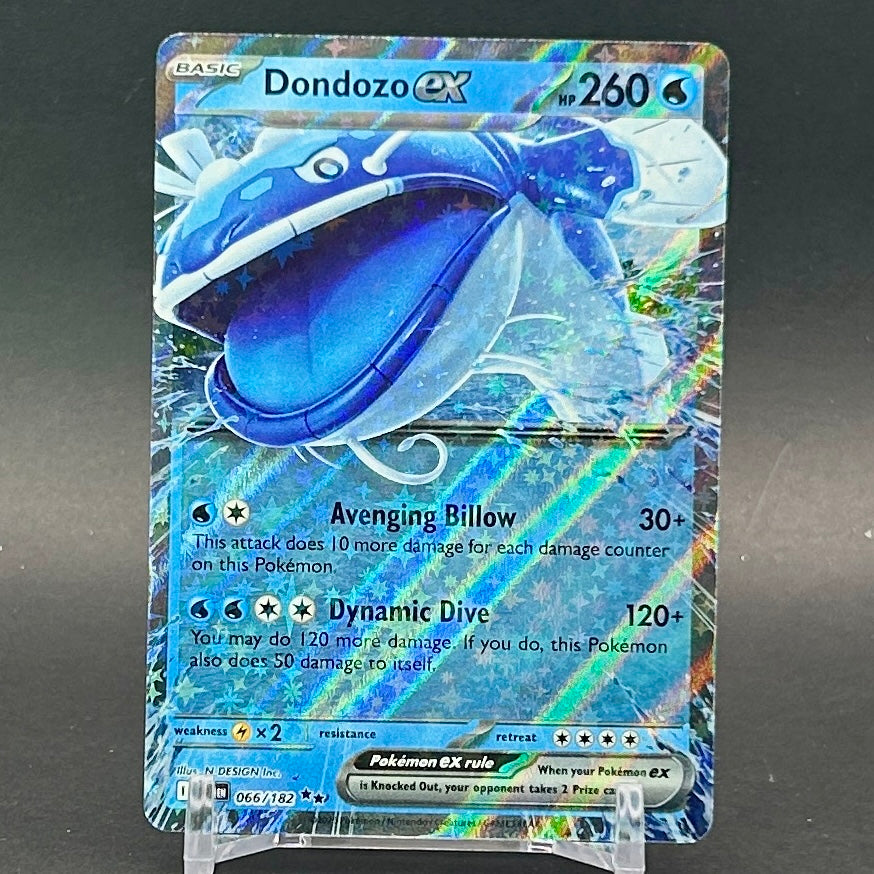 NM - Pokémon TCG - Dondozo EX 066/182 Double Rare Holo - Destined Rivals
