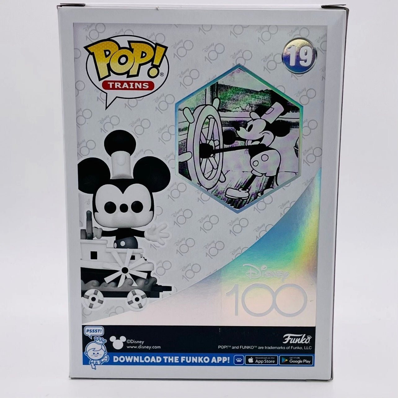 Funko Pop! Trains: Mickey in Steamboat Car #19 (Amazon Exclusive)