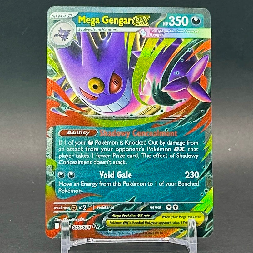 NM - Pokémon TCG - Mega Gengar EX 056/094 Double Rare - Phantasmal Flames