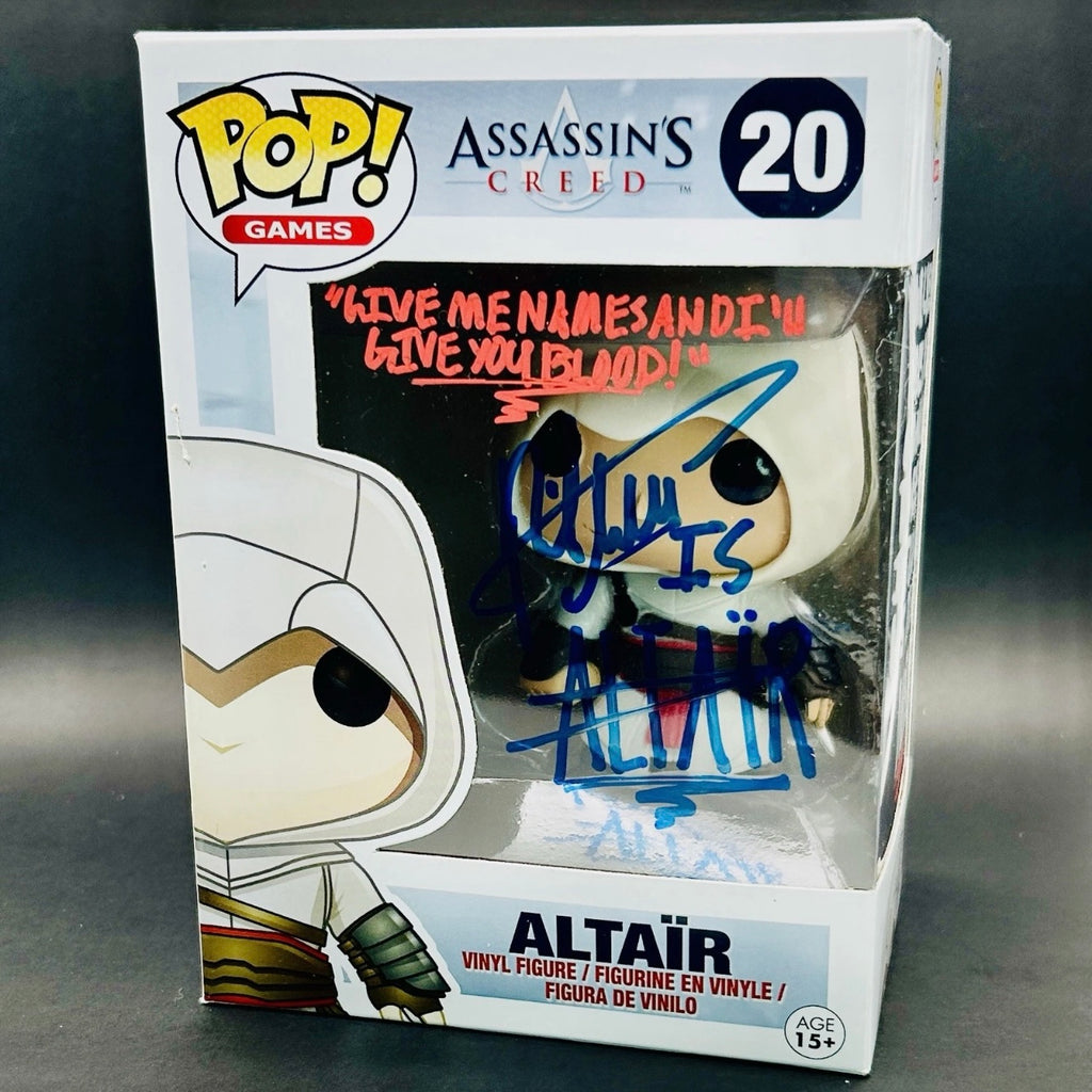 Funko Pop! Autographed Altair #20 - Assassin’s Creed - Philip Shahbaz - Dual Quote