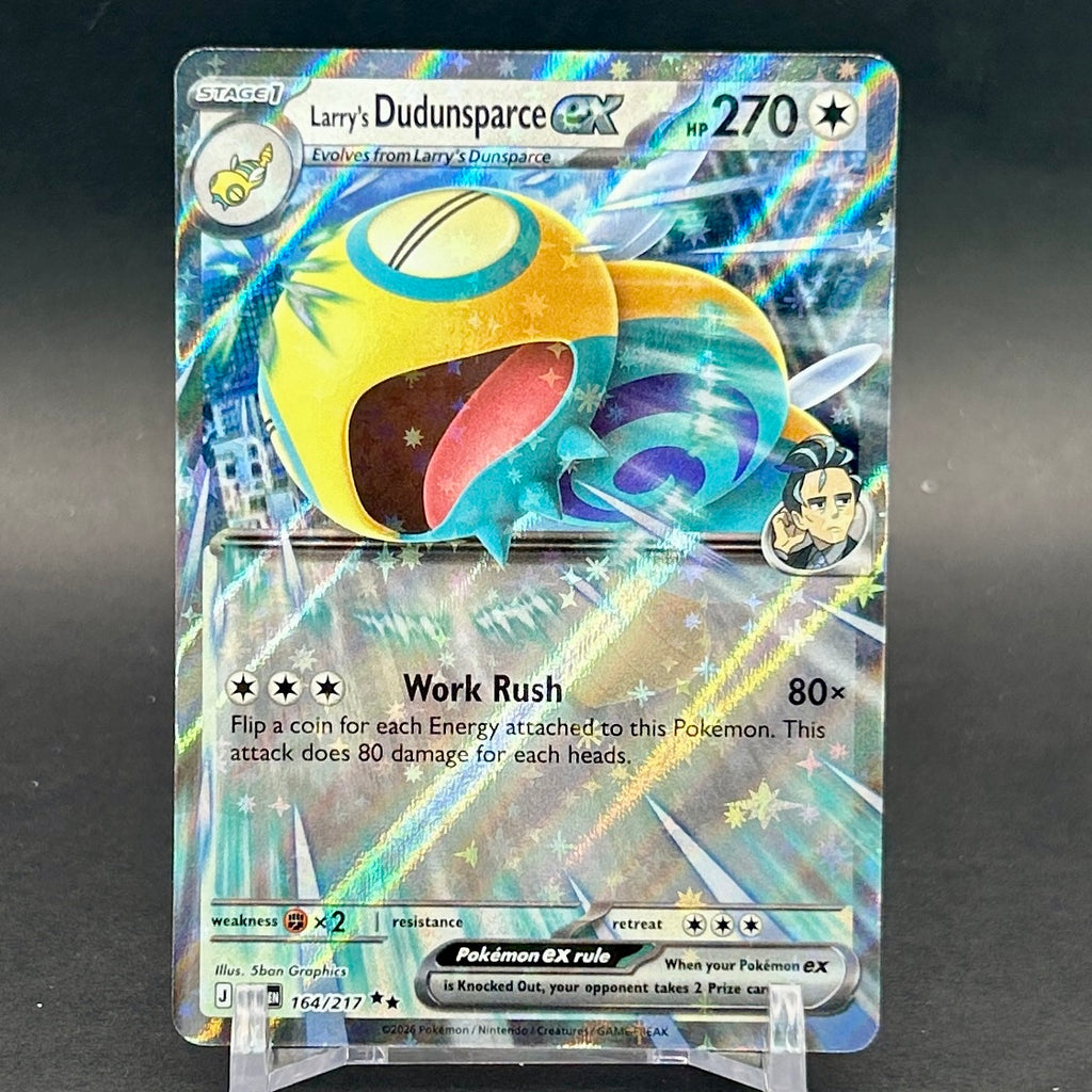 NM - Pokémon TCG - Larry’s Dudunsparce EX 164/217 - Ascended Heroes
