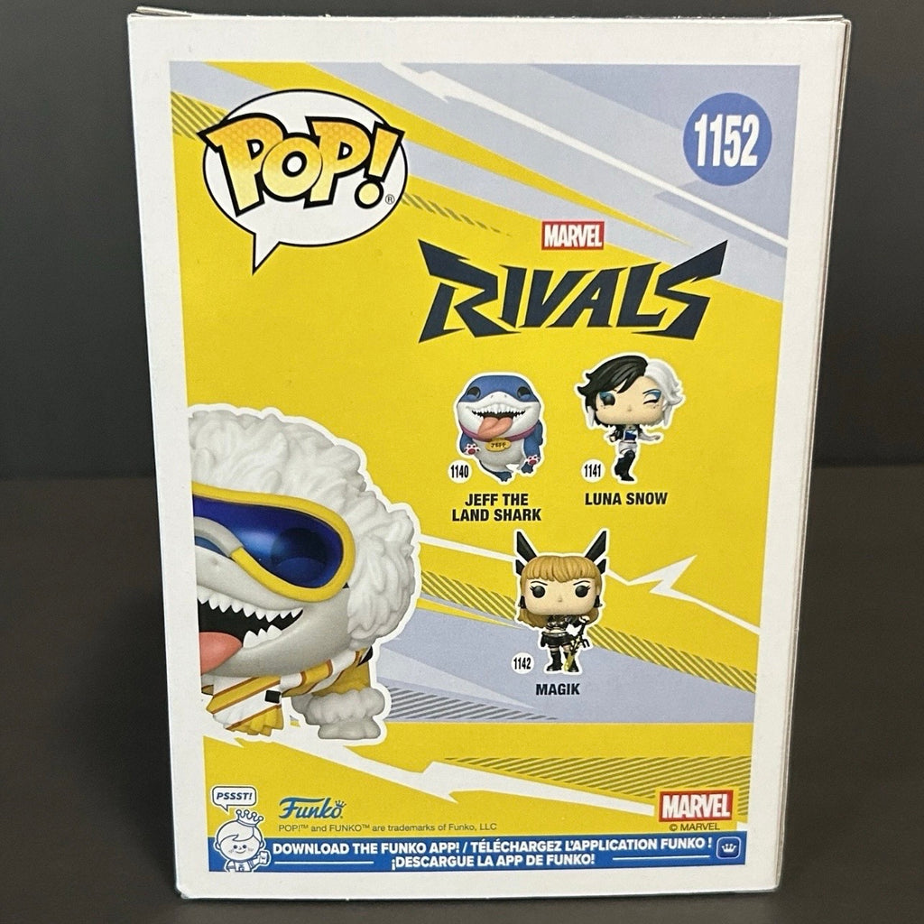 Funko Pop! Marvel Rivals: Cuddly Fuzzlefin Jeff #1152 - Limited Edition LE 9500pcs