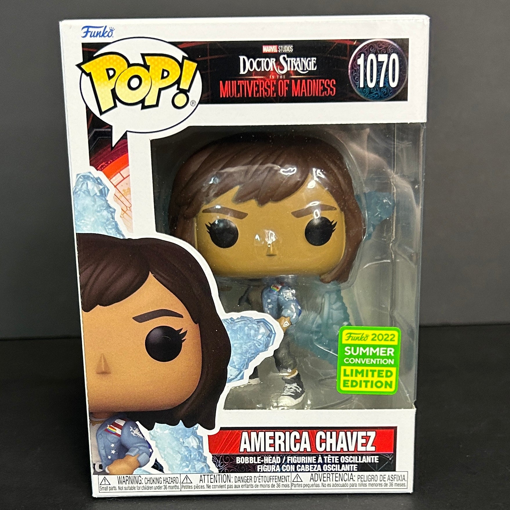 Funko Pop! Doctor Strange in the Muliverse of Madness - America Chavez #1070 - 2022 Summer Convention Exclusive