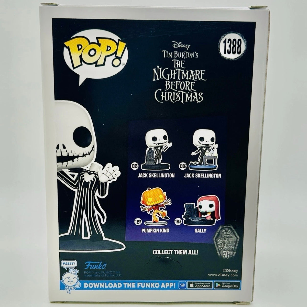 Funko Pop! Disney: Jack Skellington #1388 - Hot Topic Exclusive
