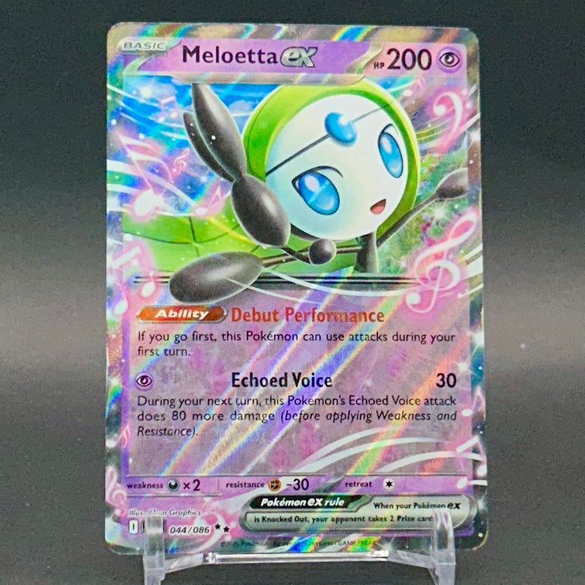 NM - Pokémon TCG - Meloetta EX 044/086 Double Rare Holo - Black Bolt
