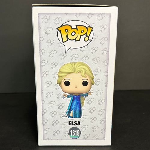 Funko Pop! Disney 100 Elsa #1319 Diamond Collection (Glitter) - Party City Exclusive