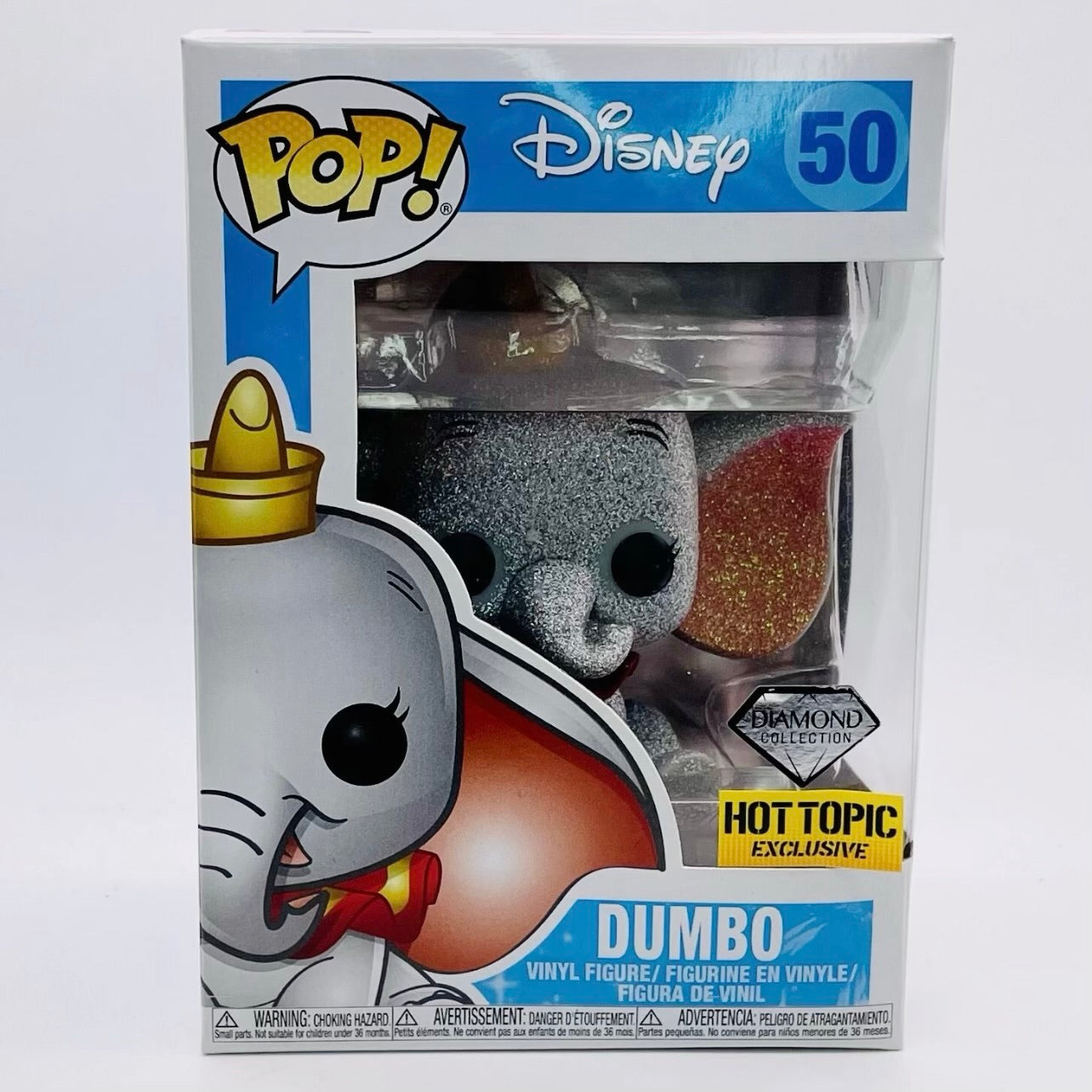 Funko Pop! Disney: Dumbo #50 - Diamond Glitter - Hot Topic Exclusive