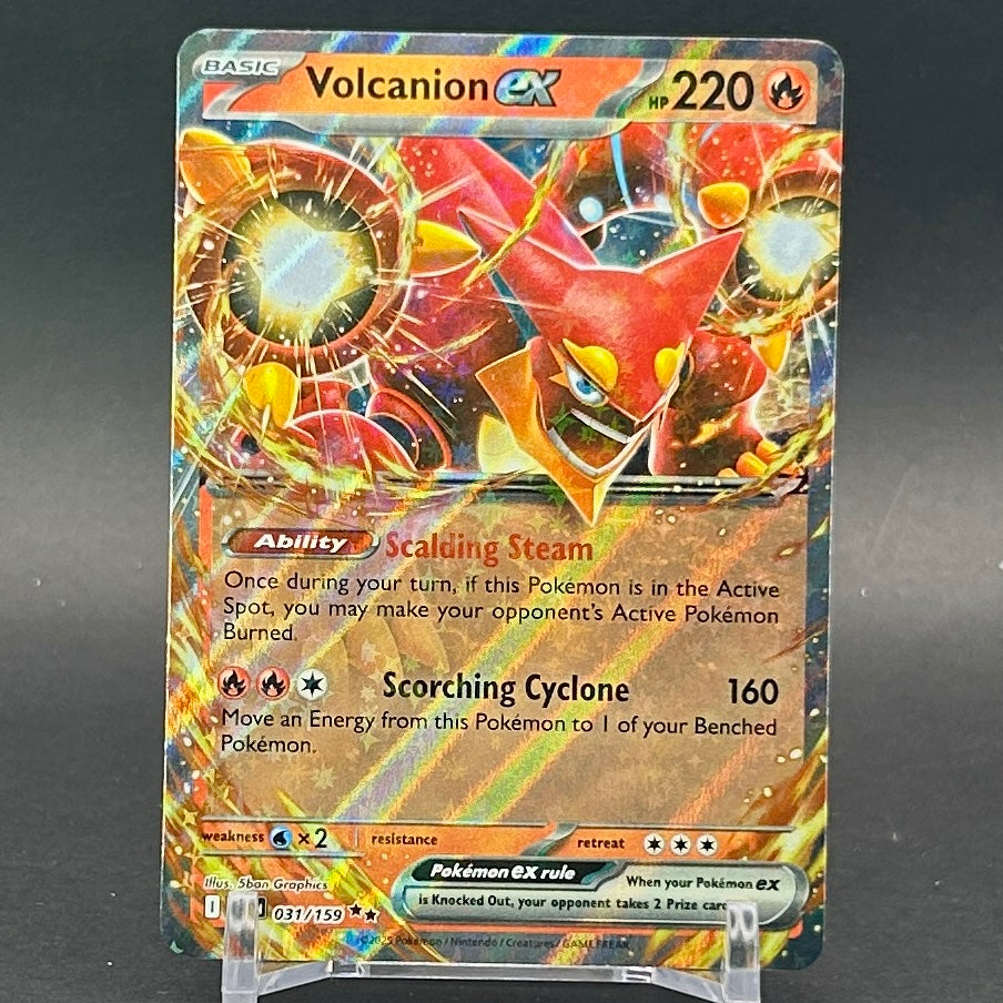 NM - Pokémon TCG - Volcanion EX 031/159 - Double Rare Holo - Journey Together