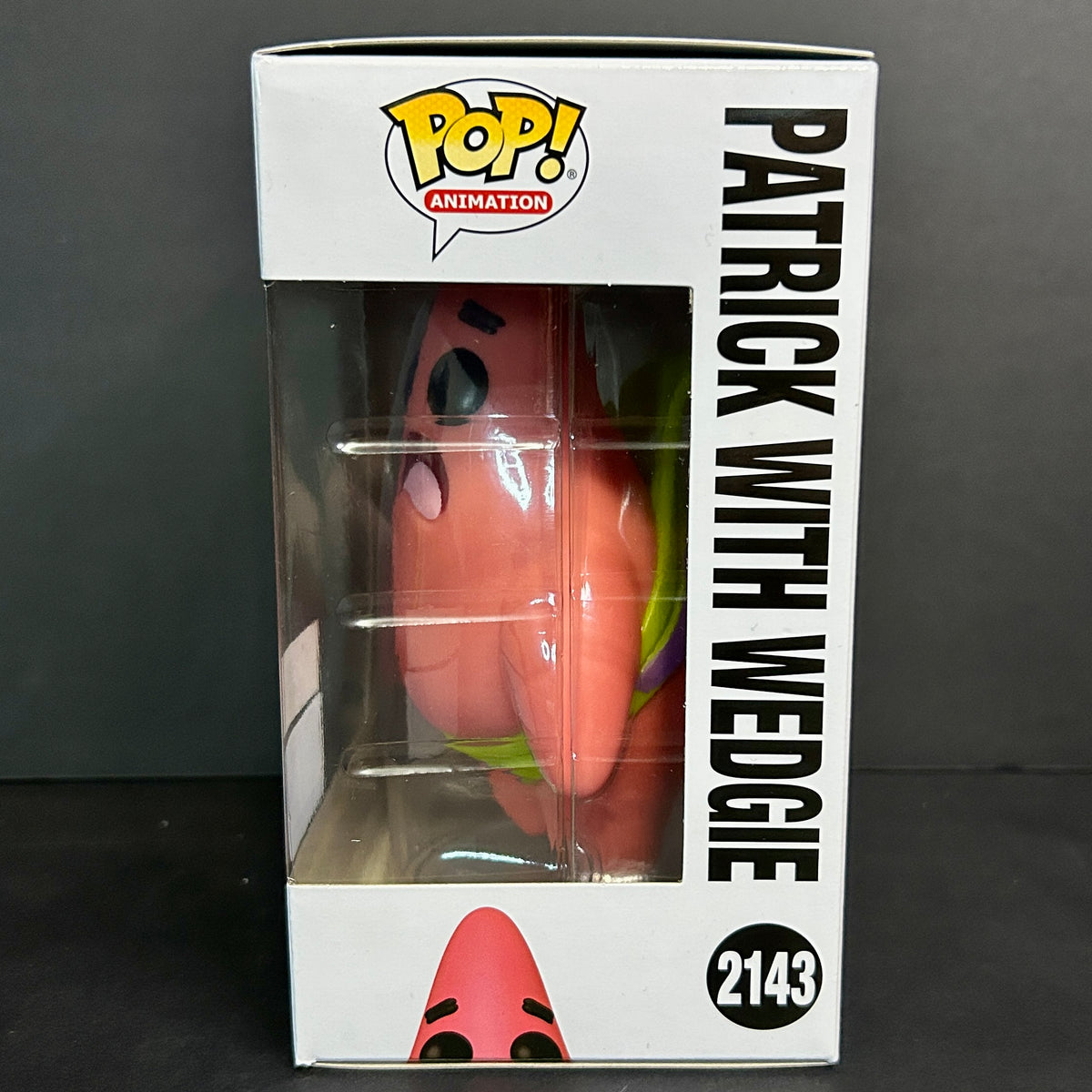 Funko Pop! SpongeBob SquarePants: Patrick with Wedgie #2143 - Hot Topic Exclusive