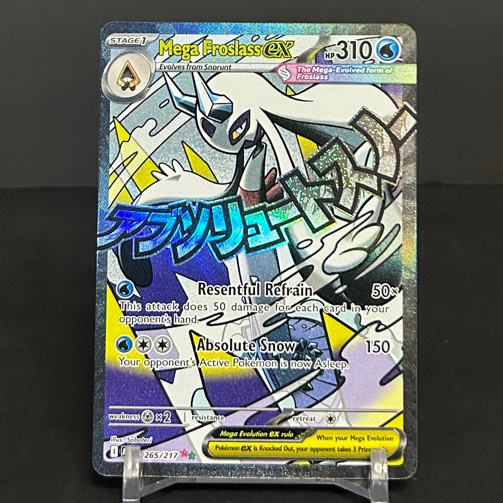 NM - Pokémon TCG - Mega Froslass EX 265/217 MAR Mega Attack Rare - Ascended Heroes