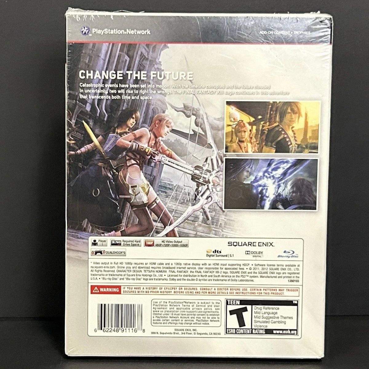New Factory Sealed - PS3 Final Fantasy XIII-2 Collector's Edition (Playstation 3, 2012)