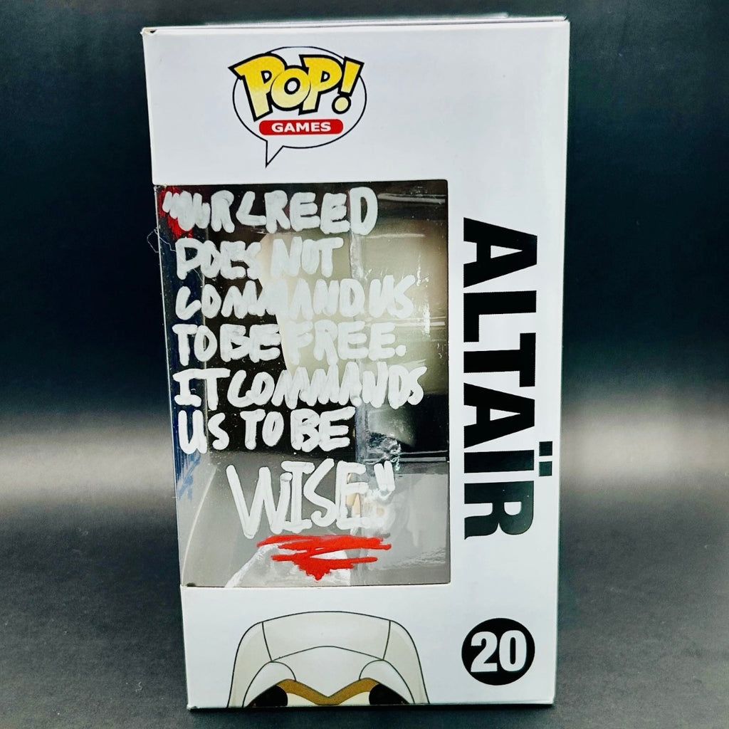 Funko Pop! Autographed Altair #20 - Assassin’s Creed - Philip Shahbaz - Dual Quote