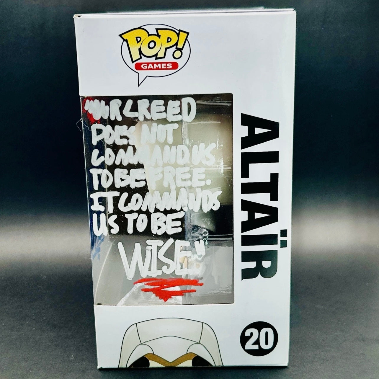 Funko Pop! Autographed Altair #20 - Assassin’s Creed - Philip Shahbaz - Dual Quote