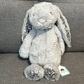 Jellycat Blossom Grey (Silver) Bunny Bloom - Medium