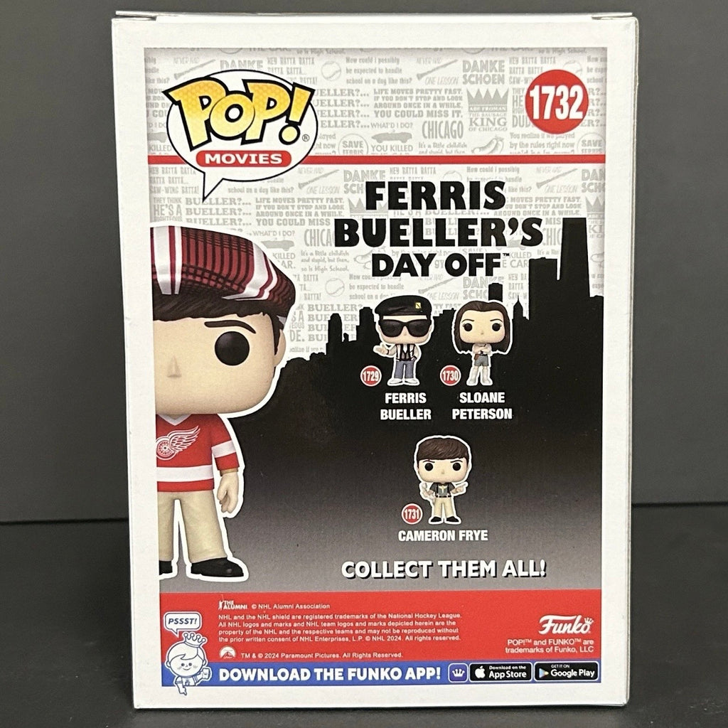 Funko Pop! Movie: Ferris Bueller’s Day Off - Cameron Frye (in Red Wings Jersery) #1732 - Target Con Shared Exclusive