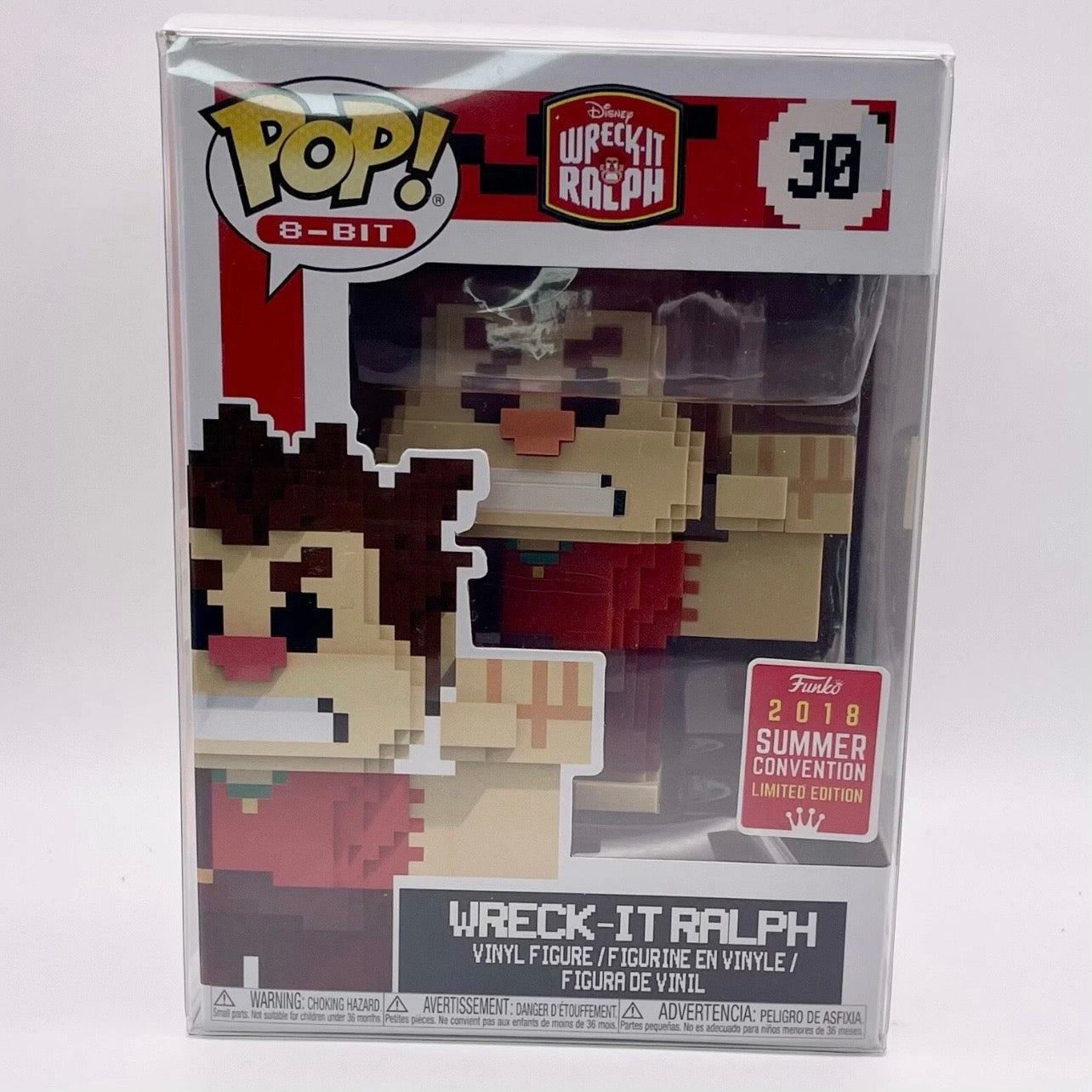 Funko Pop! 8-Bit: Wreck-It Ralph #30 - 2018 Summer Convention Exclusive