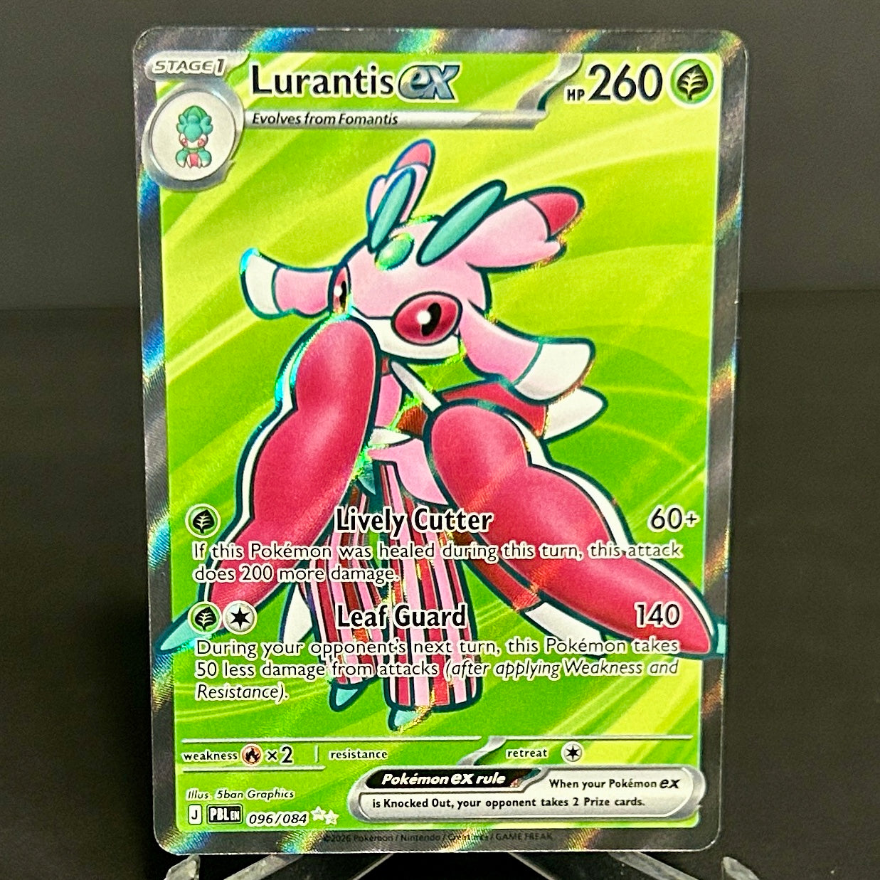 NM - Pokémon TCG - Lurantis 096/084 Full Art - Pitch Black