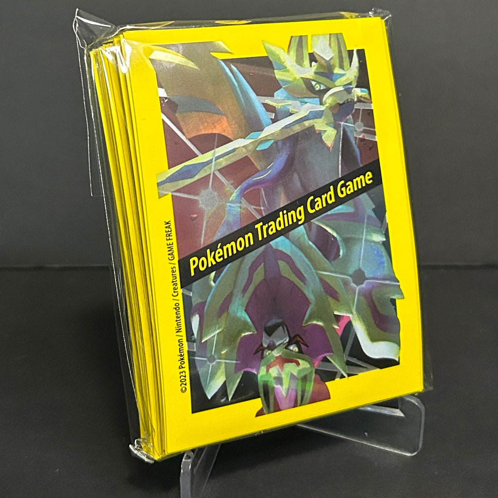Pokémon TCG Crown Zenith ETB Shiny Zacian & Zamazenta Card Sleeves (65 Sleeve Pack)
