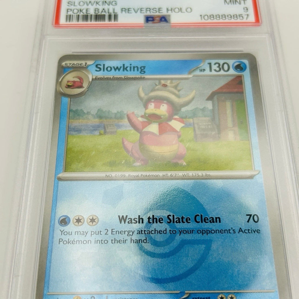PSA 9 - Pokémon TCG - Slowking 019/131 Poké Ball Reverse Holo - Prismatic Evolutions
