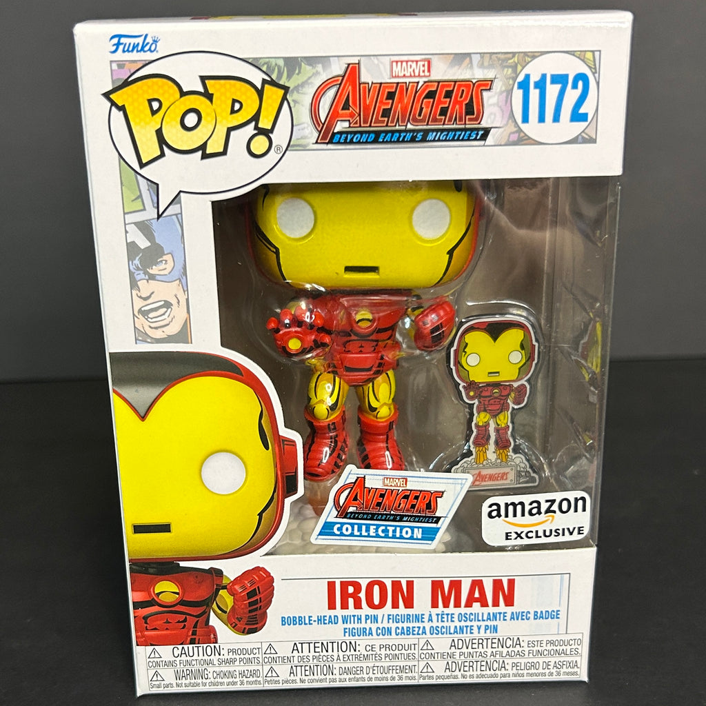 Funko Pop! Avengers: Iron Man #1172 with Pin - Amazon Exclusive