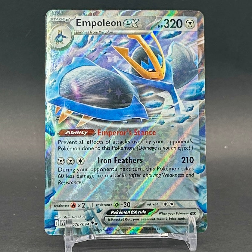 NM - Pokémon TCG - Empoleon EX 070/094 Double Rare Holo - Phantasmal Flames