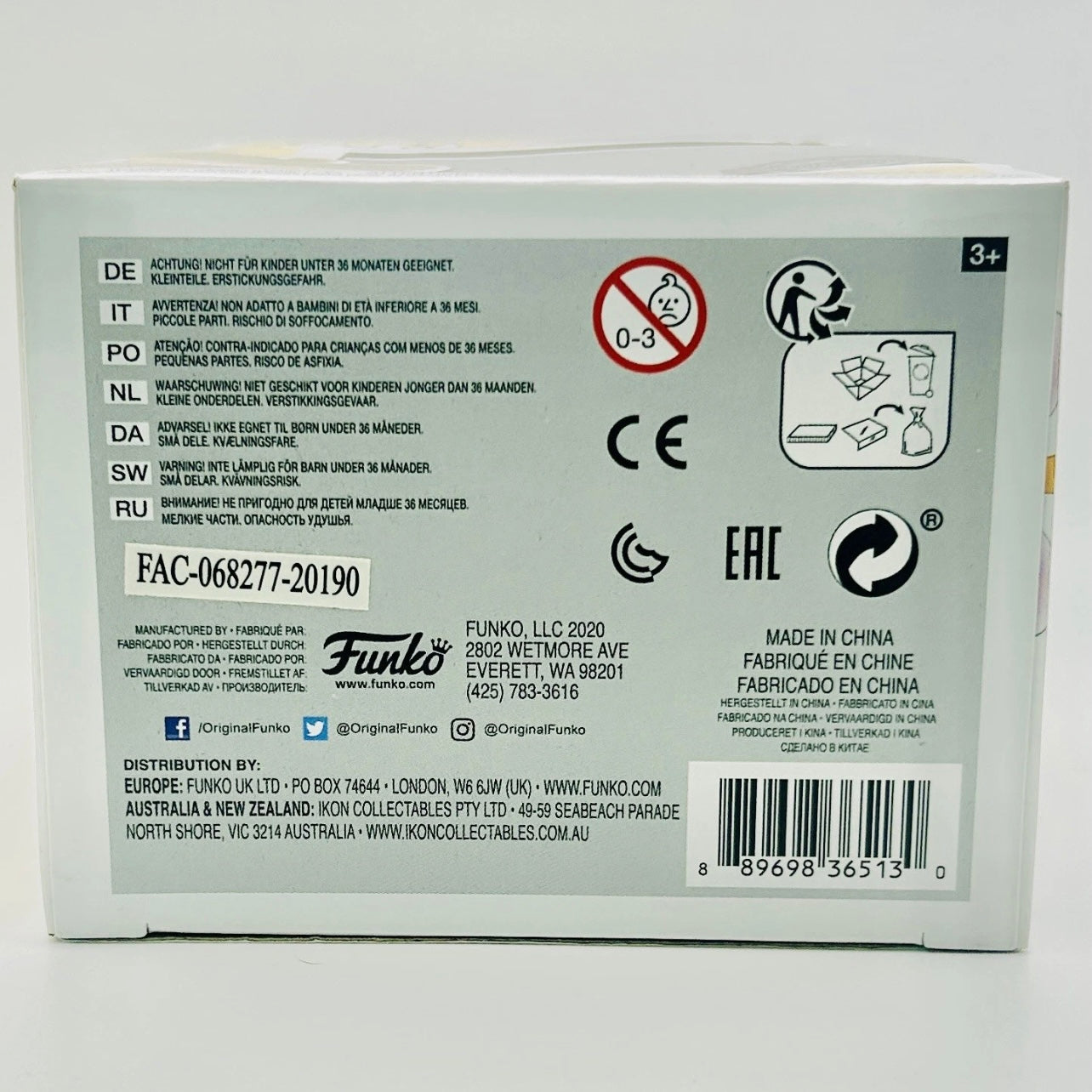 Funko Pop! Disney: Beauty and the Beast - Chip #794 (Blowing Bubbles) Special Edition